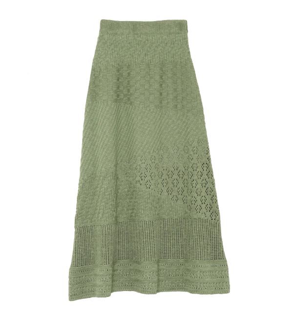 Ungrid「ジャカード編みニットスカート」|スカート|