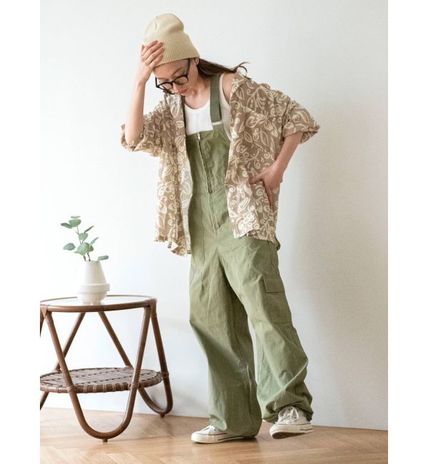 Ungrid「リーフ柄開襟シャツ」|シャツ・ブラウス|