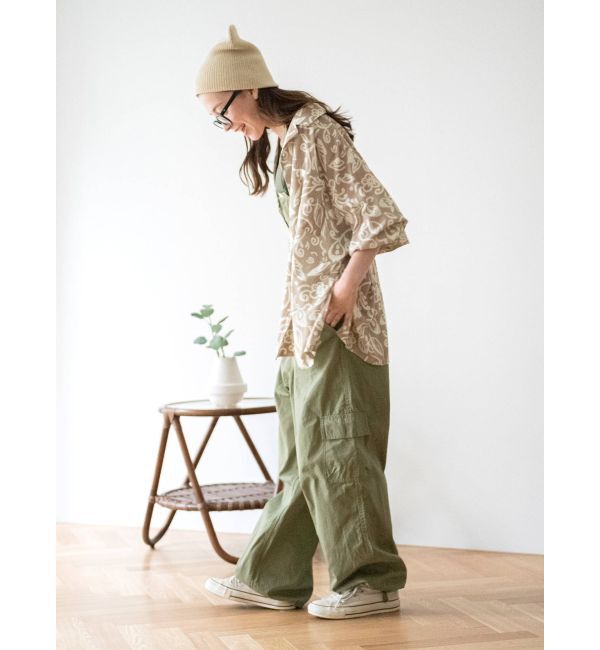 Ungrid「リーフ柄開襟シャツ」|シャツ・ブラウス|