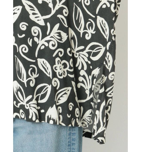 Ungrid「リーフ柄開襟シャツ」|シャツ・ブラウス|