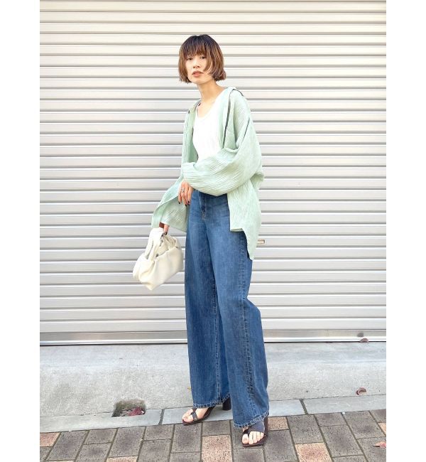 Ungrid「楊柳ビッグルーズシャツ」|シャツ・ブラウス|