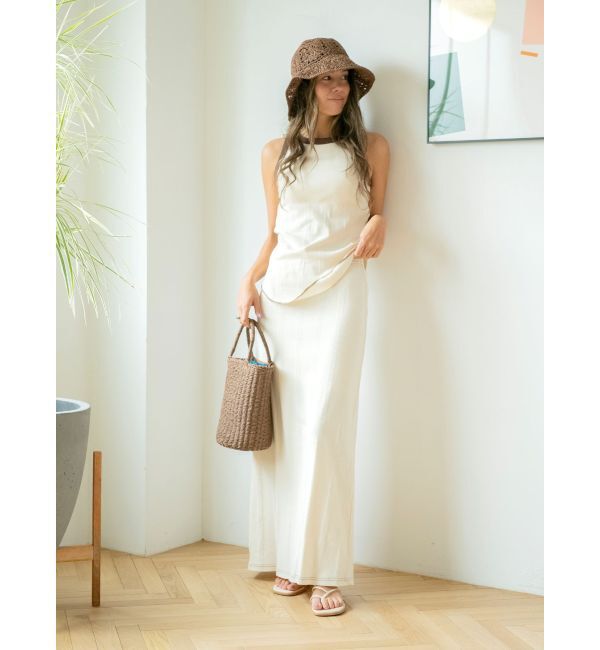 Ungrid「Miller別注 カラーステッチストレートスカート」|スカート|