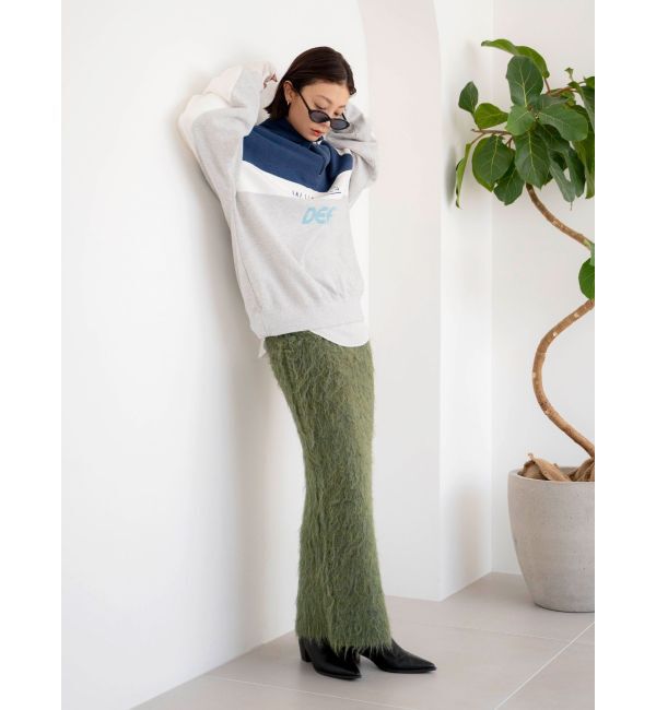 Ungrid「フェザーヤーンニットスカート」|スカート|