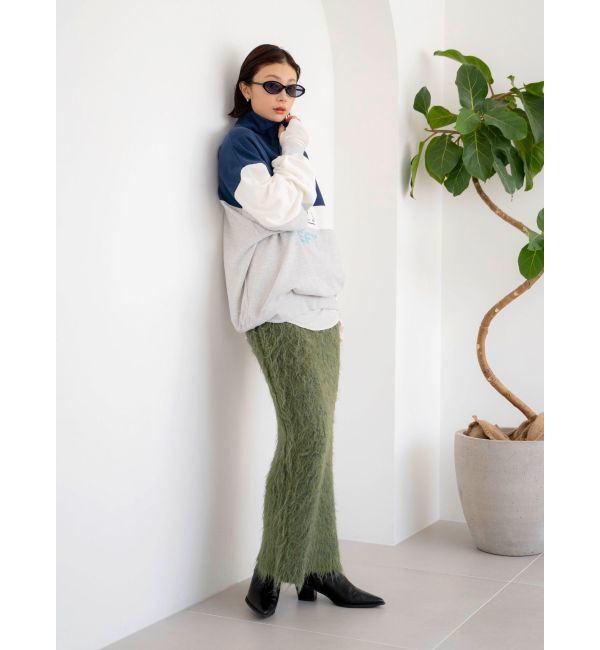 Ungrid「フェザーヤーンニットスカート」|スカート|