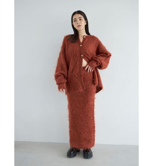 Ungrid「フェザーヤーンニットスカート」|スカート|