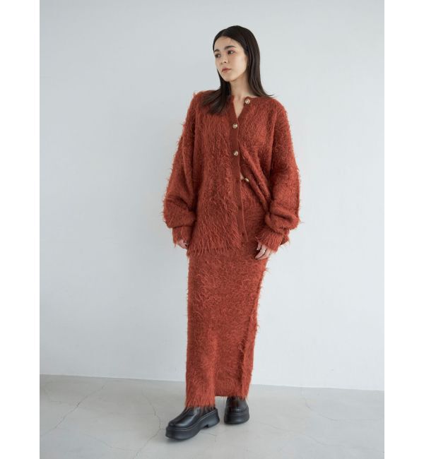 Ungrid「フェザーヤーンニットスカート」|スカート|