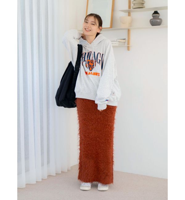 Ungrid「フェザーヤーンニットスカート」|スカート|