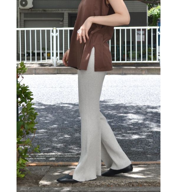 Ungrid「リブニットフレアパンツ」|その他|
