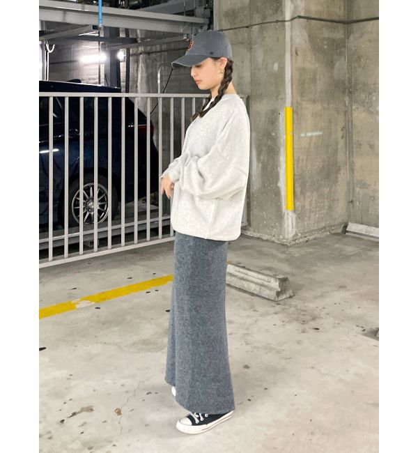 Ungrid「ミックスヤーンニットタイトスカート?」|スカート|