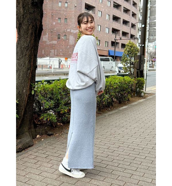 Ungrid「ミックスヤーンニットタイトスカート?」|スカート|