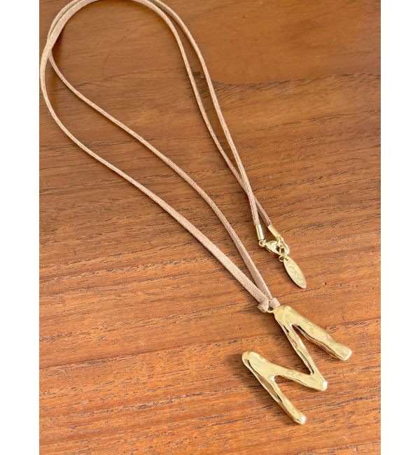 Ungrid「イニシャルモチーフロングネックレスM」|ネックレス|