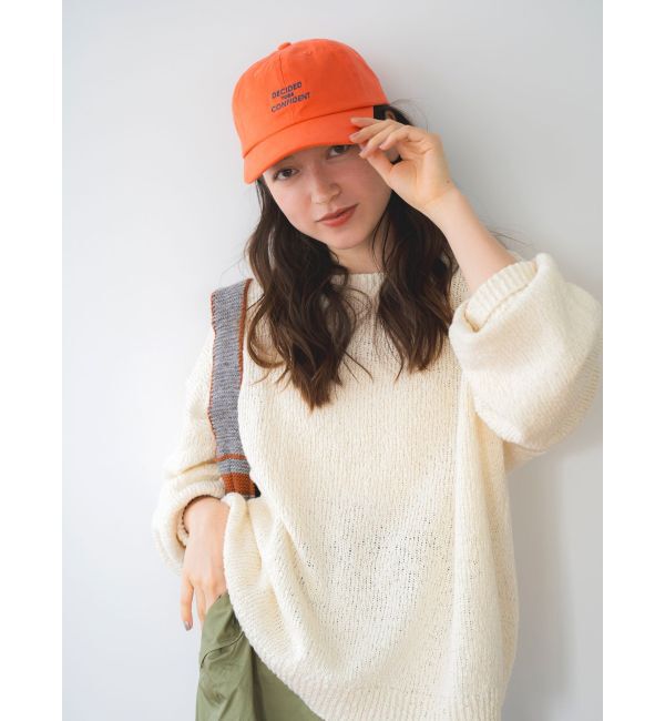 Ungrid「キャンバスロゴカラーキャップ」|キャップ・キャスケット|