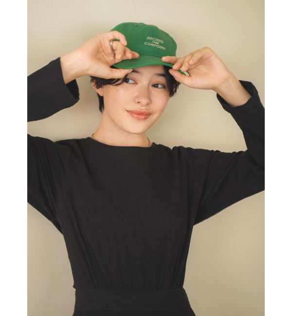 Ungrid「キャンバスロゴカラーキャップ」|キャップ・キャスケット|