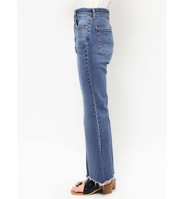 Ungrid「ハイウエストストレッチフレアデニム」|デニム|