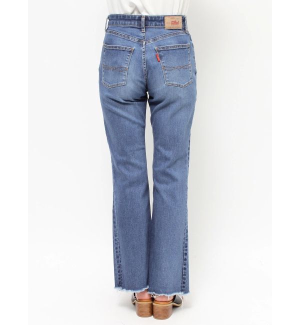 Ungrid「ハイウエストストレッチフレアデニム」|デニム|