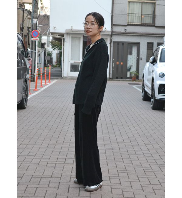 Ungrid「ハーフジップルーズニット」|ニット・セーター|