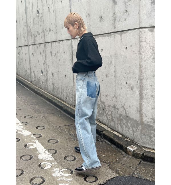 Ungrid「ハーフジップルーズニット」|ニット・セーター|