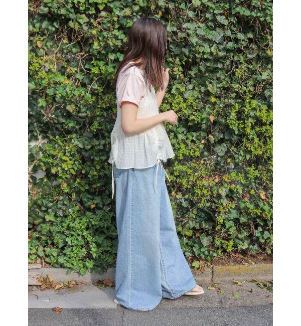 Ungrid「ギャザーデザインキャミ」|キャミソール|