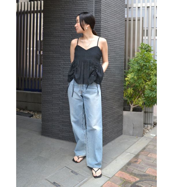 Ungrid「ギャザーデザインキャミ」|キャミソール|