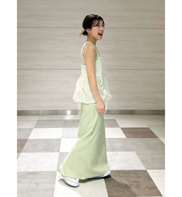 Ungrid「ギャザーデザインキャミ」|キャミソール|