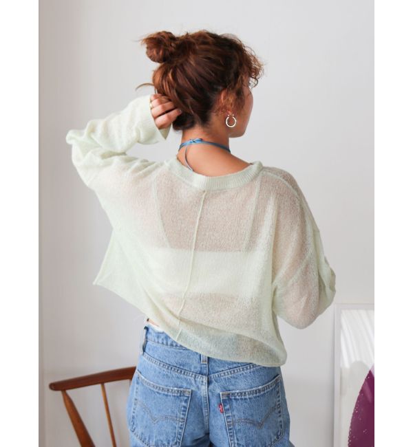 Ungrid「モヘヤ混シアーニット」|ニット・セーター|