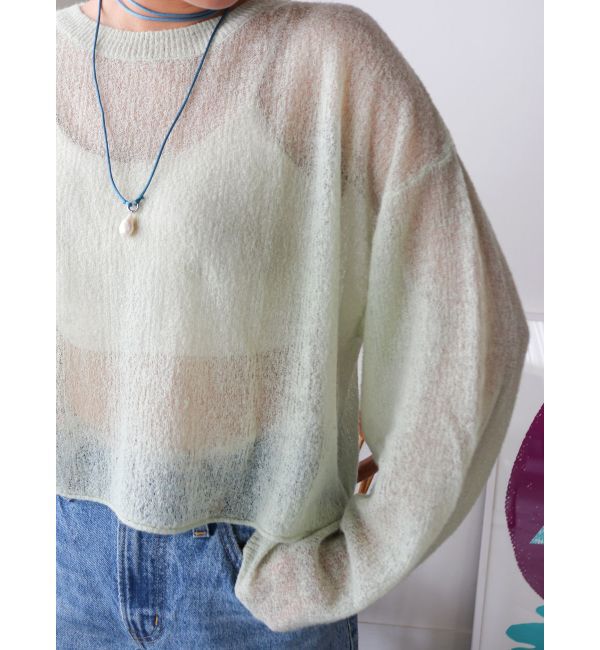 Ungrid「モヘヤ混シアーニット」|ニット・セーター|