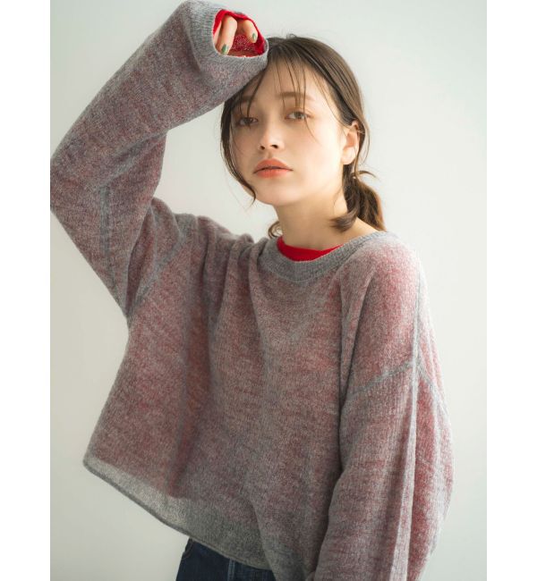 Ungrid「モヘヤ混シアーニット」|ニット・セーター|