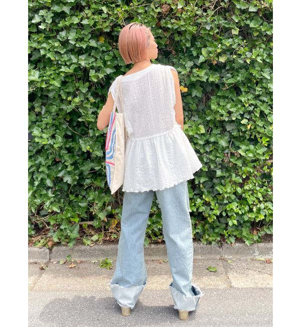 Ungrid「ウエストデザイン楊柳ブラウス【SET UP着用可】」|シャツ・ブラウス|