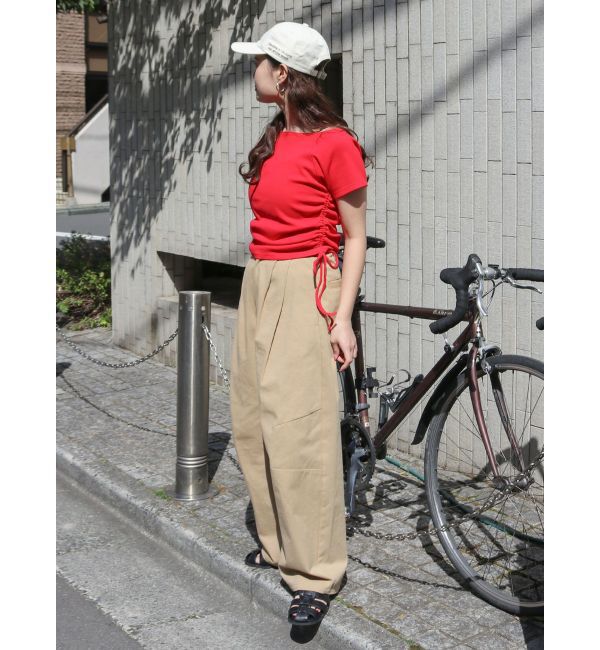 Ungrid「エンブロイダリーカラーロゴキャップ」|キャップ・キャスケット|