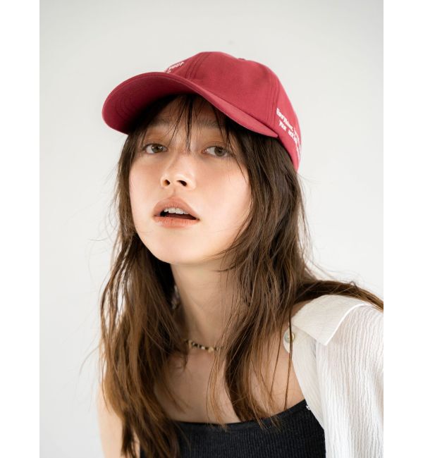 Ungrid「エンブロイダリーカラーロゴキャップ」|キャップ・キャスケット|