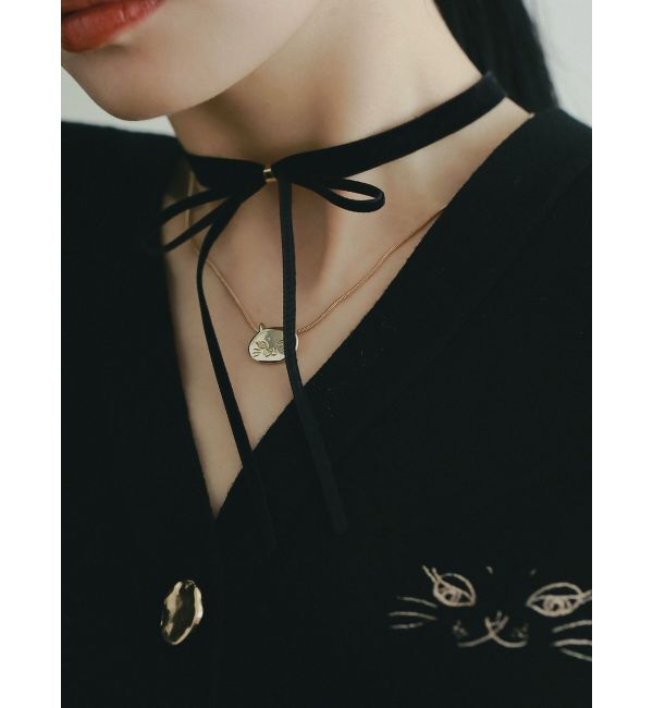 LAGUNAMOON「LAGUNA CATネックレス」|ネックレス|ゴールド