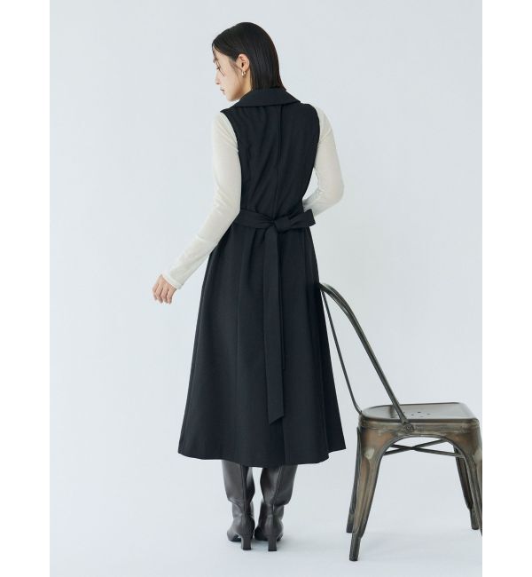 LAGUNAMOON「メタルボタンテーラードジャンパースカート」|ジャンパースカート|