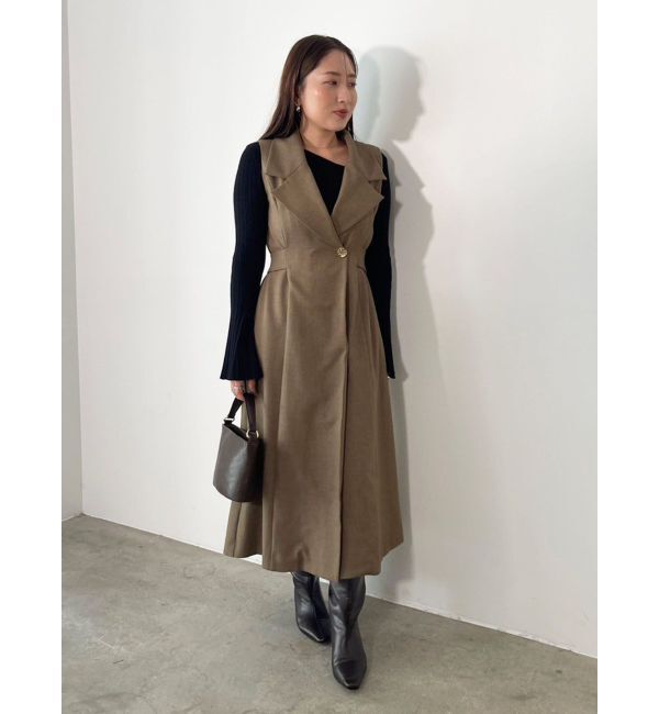 LAGUNAMOON「メタルボタンテーラードジャンパースカート」|ジャンパースカート|