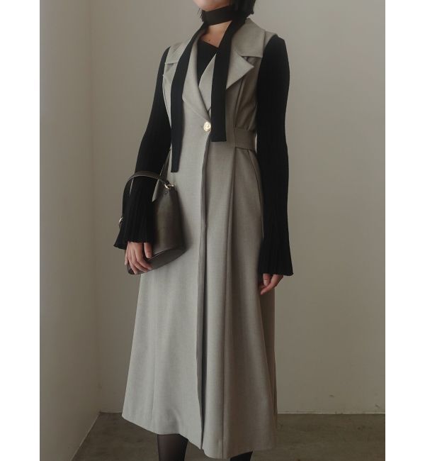 LAGUNAMOON「メタルボタンテーラードジャンパースカート」|ジャンパースカート|