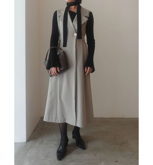 LAGUNAMOON「メタルボタンテーラードジャンパースカート」|ジャンパースカート|