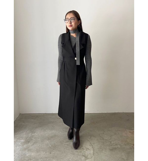 LAGUNAMOON「メタルボタンテーラードジャンパースカート」|ジャンパースカート|