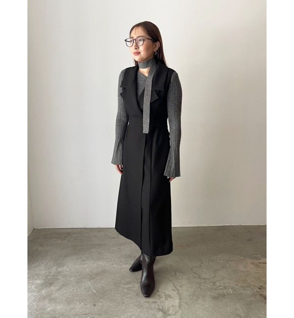 LAGUNAMOON「メタルボタンテーラードジャンパースカート」|ジャンパースカート|