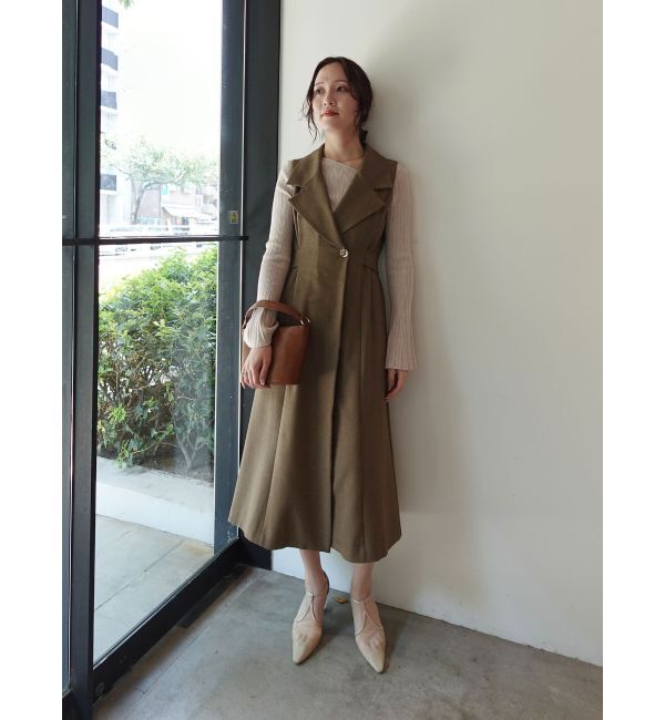 LAGUNAMOON「メタルボタンテーラードジャンパースカート」|ジャンパースカート|