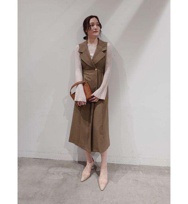 LAGUNAMOON「メタルボタンテーラードジャンパースカート」|ジャンパースカート|