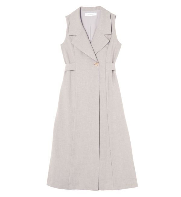 LAGUNAMOON「メタルボタンテーラードジャンパースカート」|ジャンパースカート|