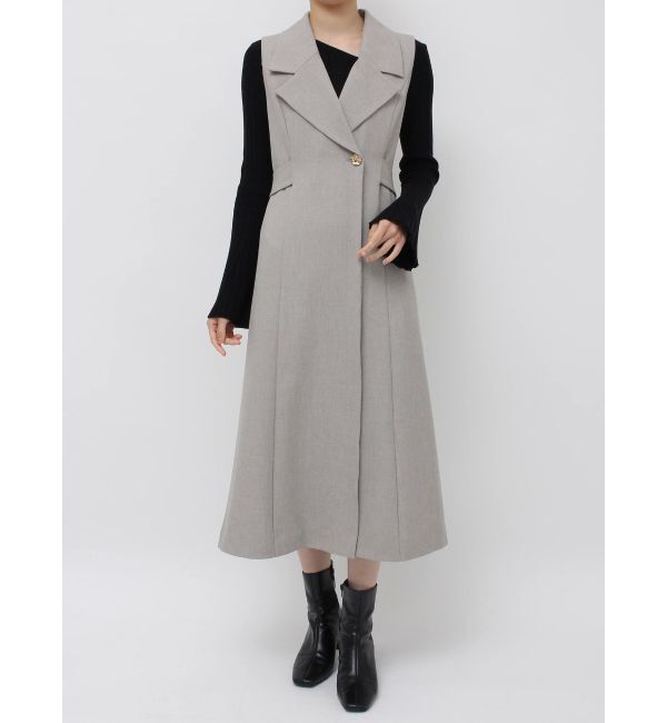 LAGUNAMOON「メタルボタンテーラードジャンパースカート」|ジャンパースカート|