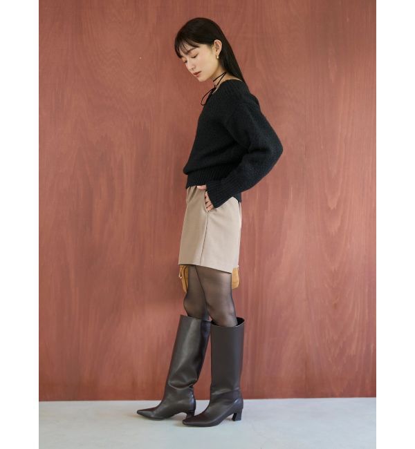 LAGUNAMOON「バイカラーベルトセットショートパンツ」|その他|