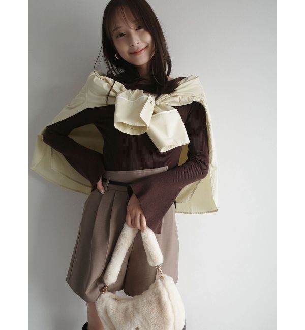 LAGUNAMOON「バイカラーベルトセットショートパンツ」|その他|