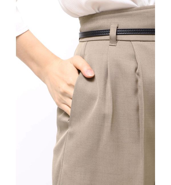 LAGUNAMOON「バイカラーベルトセットショートパンツ」|その他|