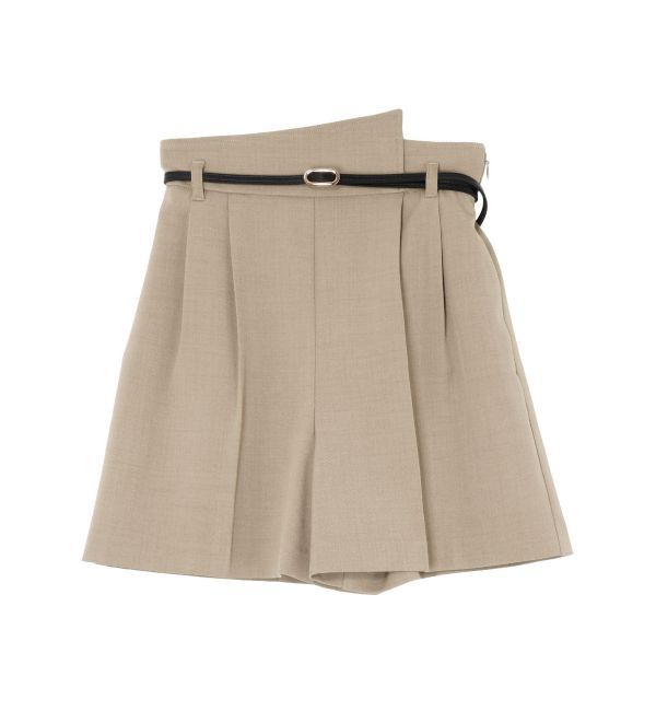 LAGUNAMOON「バイカラーベルトセットショートパンツ」|その他|