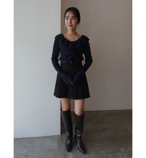 LAGUNAMOON「バイカラーベルトセットショートパンツ」|その他|