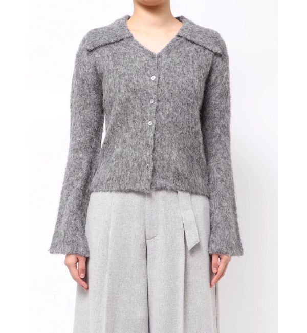 LAGUNAMOON「ヘアリーカラーカーデニットプルオーバー」|カーディガン|