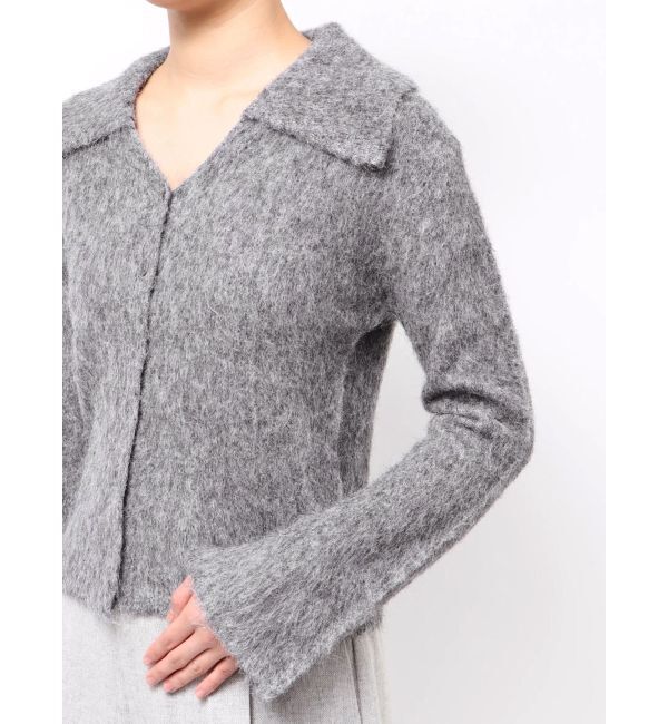 LAGUNAMOON「ヘアリーカラーカーデニットプルオーバー」|カーディガン|