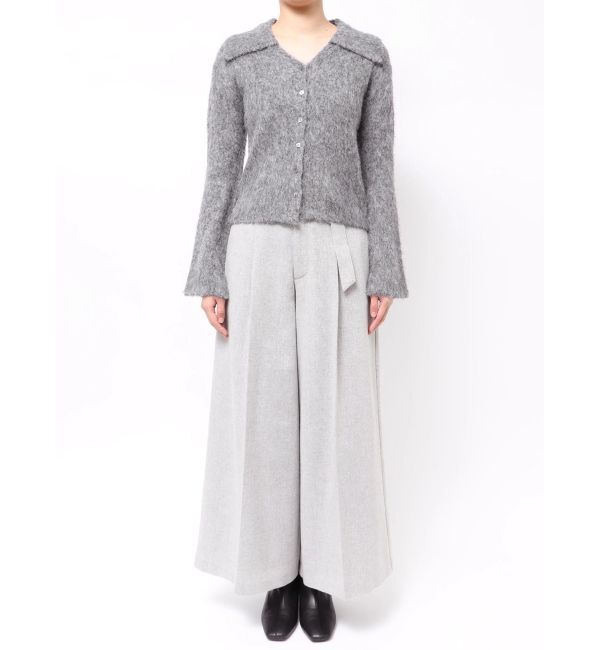 LAGUNAMOON「ヘアリーカラーカーデニットプルオーバー」|カーディガン|