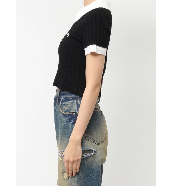 EVRIS「ワンポイントポロニットトップス」|ニット・セーター|